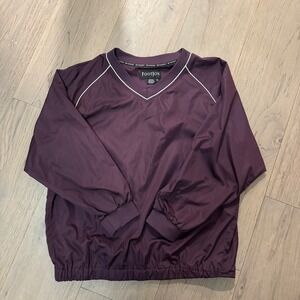 FootJoy Pullover‎ Golf Jacket Burgundy V Neck Lightweight XL Mens